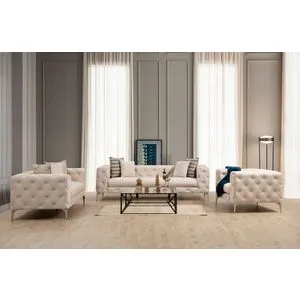 Como - Ecru Ecru Wing Chair