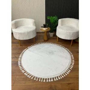 Conceptum Hypnose 1414 Tepih (150 x 150 cm) - Bele boje