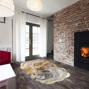 Conceptum Hypnose Aln600184Bj02 Tepih za hodnik u sivoj i zlatnoj boji (80 x 150 cm)