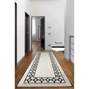 Conceptum Hypnose Bague Ecru Hodnik Tepih (80 x 200 cm)