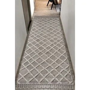 Conceptum Hypnose  Beverly 2264 80 x 300 Grey Hall Carpet (80 x 300)