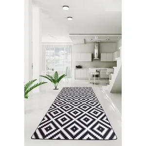 Conceptum Hypnose  Black White Djt Black
White Carpet (100 x 180)