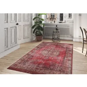 Conceptum Hypnose Blues Chenille - Red AL 119 Multicolor Hall Carpet (75 x 150)