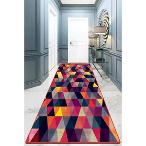 Conceptum Hypnose  Bunt Djt Multicolor Hall Carpet (100 x 200)