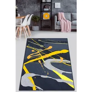 Conceptum Hypnose  Camouflage Djt Multicolor Hall Carpet (80 x 100)