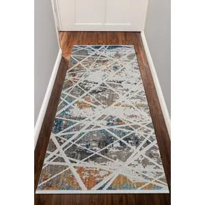 Conceptum Hypnose  Cashmere 8606 Multicolor Hall Carpet (100 x 350)
