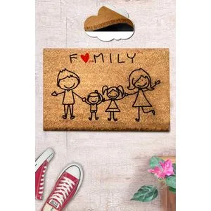 Conceptum Hypnose Coco Nuclear Family Višebojni Kokosov Otirač