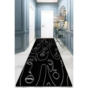 Conceptum Hypnose  Composition Djt Multicolor Hall Carpet (80 x 300)