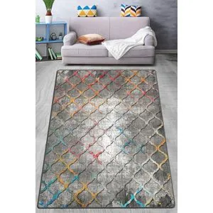 Conceptum Hypnose  Cuadra - Cotton Multicolor Carpet (120 x 180)