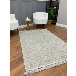 Conceptum Hypnose Dizajn Baklava - Sivi Tepih (200 x 290 cm)