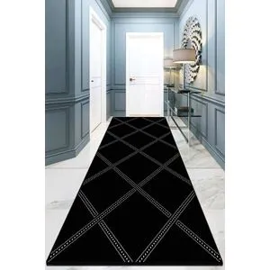 Conceptum Hypnose  Dotted Line Djt Multicolor Hall Carpet (100 x 200)