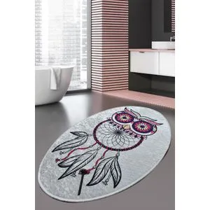 Conceptum Hypnose  Dream Oval DJT Multicolor Carpet (60 x 90)