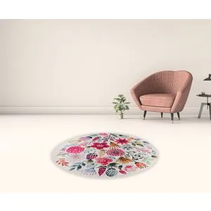 Conceptum Hypnose Drenaj Çap 100 Multicolor Carpet (100 cm)