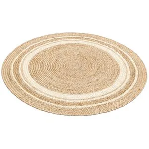 Conceptum Hypnose Ech 01 - R Natural, Bela Krema Tepih (150 x 150 cm)