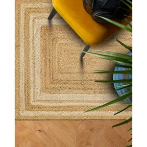 Conceptum Hypnose Ech 10 - Prirodni Tepih u Bele Bež Boji (120 x 180 cm)