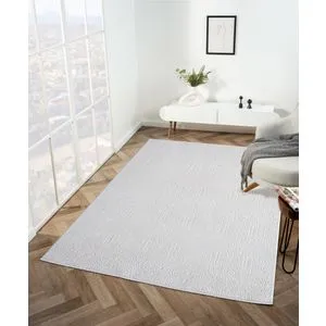 Conceptum Hypnose Elex 5203 White Carpet (100 x 300)