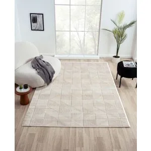 Conceptum Hypnose Elex 5211 Bež Tepih (100 x 300 cm)