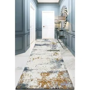 Conceptum Hypnose  Gastado Djt Multicolor Hall Carpet (100 x 200)