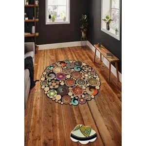 Conceptum Hypnose  Hmnt971 Multicolor Carpet (130 cm)