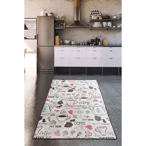 Conceptum Hypnose  Hot Drinks Multicolor Hall Carpet (80 x 200)