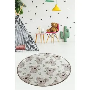 Conceptum Hypnose Koala - Ekru Višebojni Tepih (100 cm)