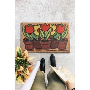 Conceptum Hypnose  Lale Multicolor Pvc Doormat