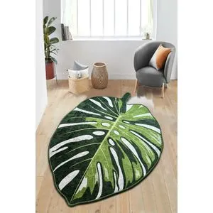 Conceptum Hypnose Lapel - Zeleni Višebojni Tepih (120 x 180 cm)