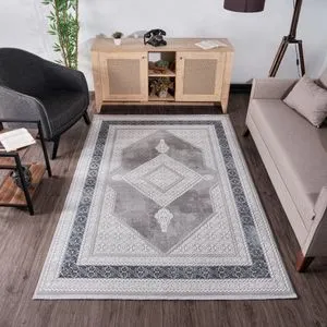 Conceptum Hypnose Leo 0073 Dark Blue Carpet (200 x 290)