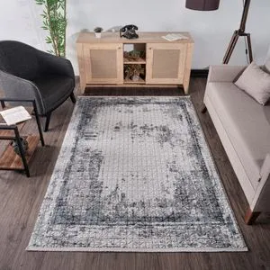 Conceptum Hypnose Leo 0075 Dark Blue Carpet (200 x 290)