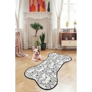 Conceptum Hypnose Liomo White Black Tepih (70 x 120 cm)