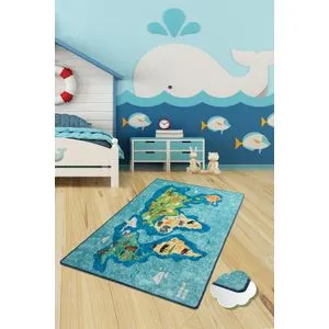 Conceptum Hypnose Map Multicolor Tepih (140 x 190)