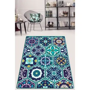 Conceptum Hypnose  Mosaic Djt Multicolor Carpet (80 x 140)