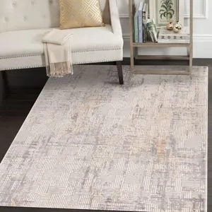 Conceptum Hypnose Motto 4481 Tepih u Sivoj, Bež i Braon Boji (120 x 180 cm)