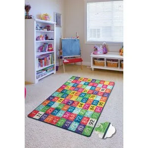 Conceptum Hypnose  Numbers Multicolor Carpet (100 x 160)