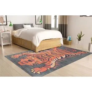 Conceptum Hypnose Opus Chenille - Zeleni AL 315 Višebojni Tepih (140 x 190)