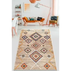 Conceptum Hypnose  Orden Antiguo - Cotton Multicolor Hall Carpet (80 x 300)