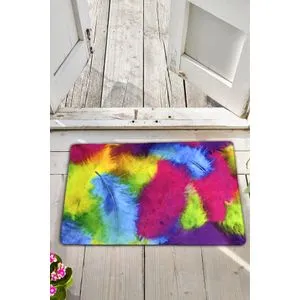 Conceptum Hypnose  Pvc Feathers Multicolor Pvc Doormat