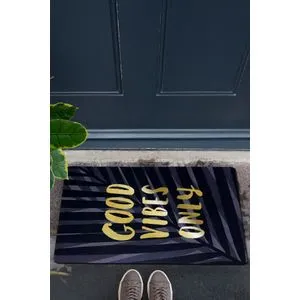 Conceptum Hypnose  Pvc Good Vibes Multicolor Pvc Doormat