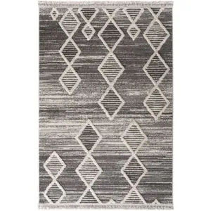 Conceptum Hypnose Sakura 2206 - Sivi Tepih (100 x 300 cm)