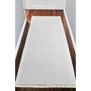 Conceptum Hypnose  Sosa 9002 White Hall Carpet (200 x 400)