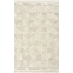 Conceptum Hypnose Stone 1062 - Bež Tepih (120 x 450 cm)