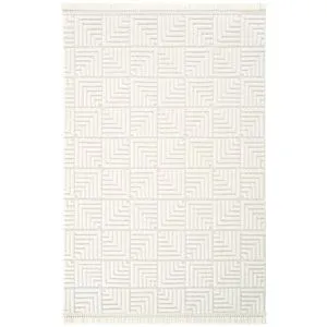 Conceptum Hypnose Stone 1062 - Tepih od krem boje (100 x 300 cm)