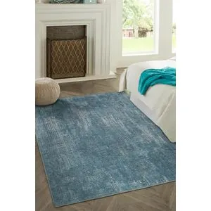 Conceptum Hypnose tepih Folk Chenille BA 47, 75 × 150 cm, plava