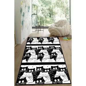 Conceptum Hypnose Tepih White Cats Multicolor (120 x 180 cm)