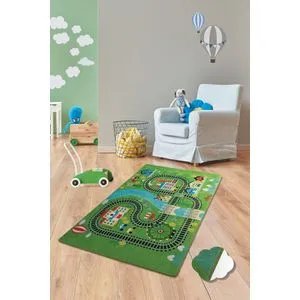 Conceptum Hypnose  Train Multicolor Carpet (100 x 160)
