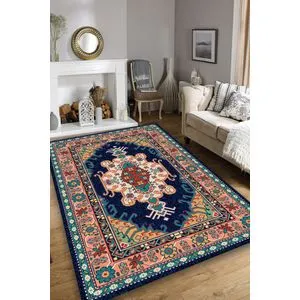 Conceptum Hypnose  Vetus Poema Şönil Cotton Multicolor Carpet (120 x 180)