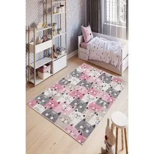 Conceptum Hypnose  W1015 - Multicolor Multicolor Carpet (60 x 100)