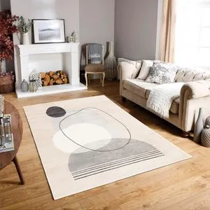 Conceptum Hypnose Woobtny0120 Krema Tepih (60 x 100 cm)