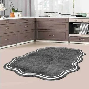 Conceptum Hypnose WOOKECE283 Sivi/Beli Tepih (80 x 150)