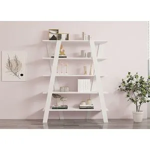 Conde - White White Bookshelf